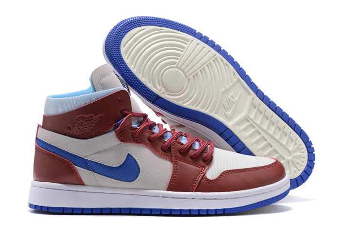 Men's Running Weapon Air Jordan 1 High Brown/White Shoes 0281 Men's Running Weapon Air Jordan 1 High Brown/White Shoes 0281